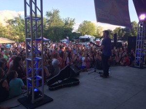 Stage - Beckham performing